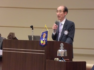 安城ロータリークラブ　本日の卓話　都築医院　院長　都築雅人先生